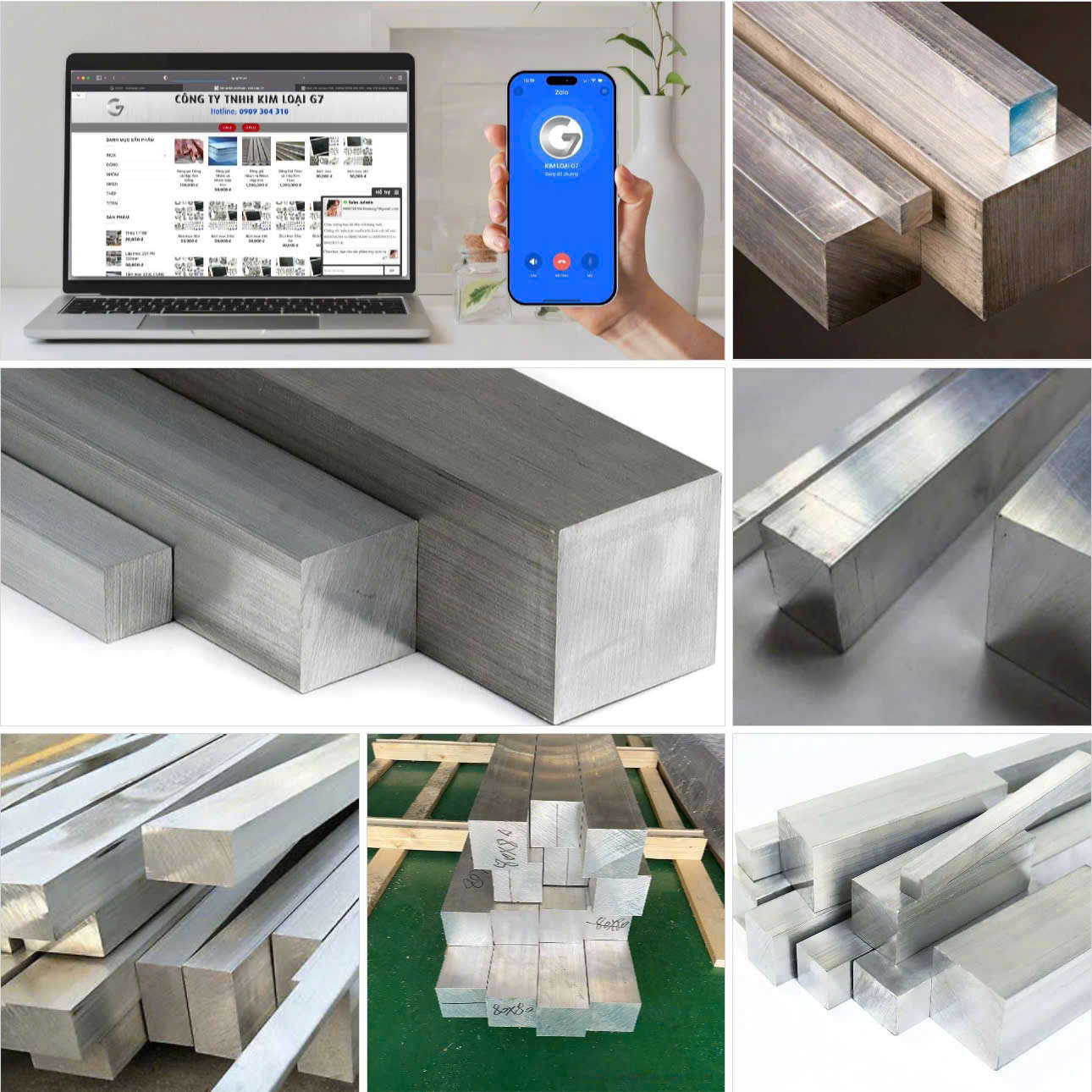 Vuông Đặc Nhôm 3005